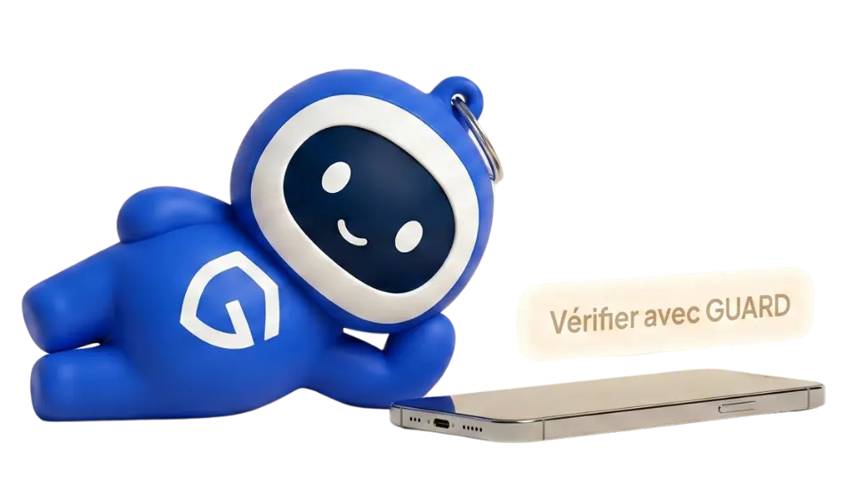 Guard, allongé près d'un téléphone, propose de vérifier un message